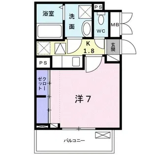 ロンガ ヴィータ和泉【1階】の間取り