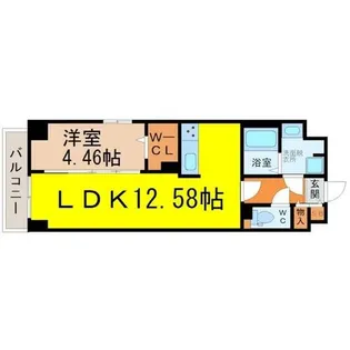 GRANDUKE松原cuore【4階】の間取り