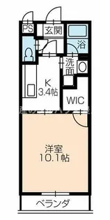 アイン シュロス【105号室】の間取り