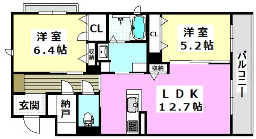 Dear Verger【2階】の間取り