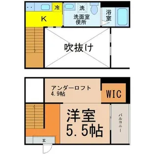 ローレルフォレスタ本陣【1階】の間取り