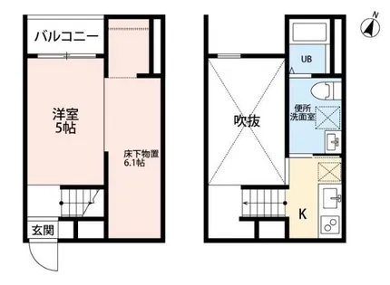 ルーナ・アンジュ(ルーナアンジュ)【2階】の間取り