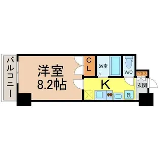 プログレッソ鶴舞【3階】の間取り