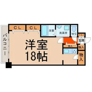 リーヴァストゥーディオ丸の内【9階】の間取り