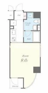 メゾニティ・クイーン阿波座【3階】の間取り