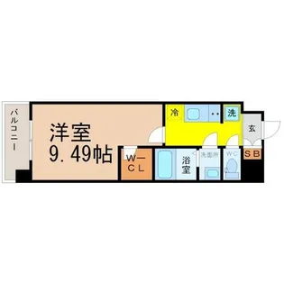 レジデンシア今池【11階】の間取り