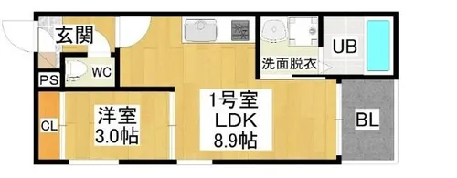 REGALEST名城公園【2階】の間取り