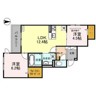 アン シャンテ【3階】の間取り