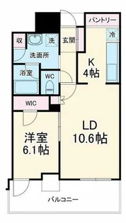 グランドメゾン新梅田タワー【12階】の間取り