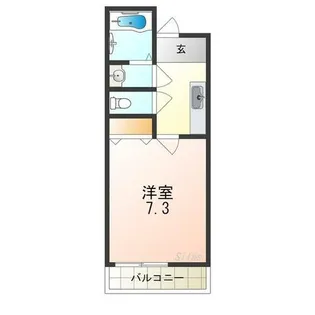 グリーンゲイブルズ大町【2階】の間取り