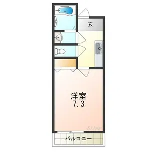 グリーンゲイブルズ大町【2階】の間取り