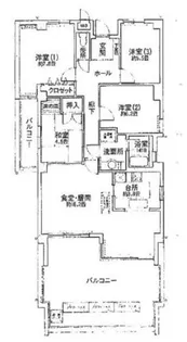 リブレ北新在家【4階】の間取り