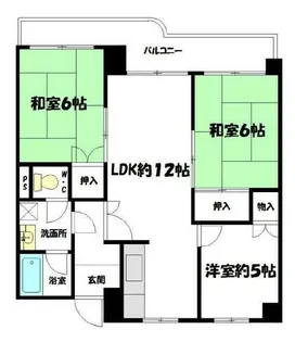 ブエナビスタ姫路青山ウエスト【4階】の間取り