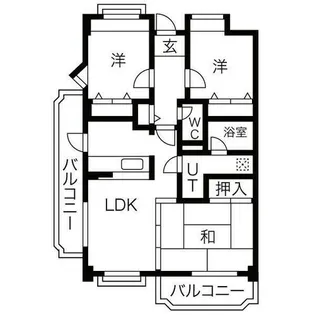 ドール辻井【1階】の間取り