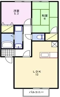 ビューレジデンス永良【1階】の間取り