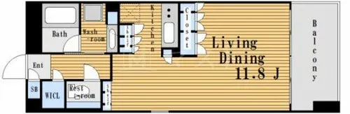 ガリレオ新町【4階】の間取り