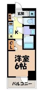 エスリード栄エステージ【10階】の間取り
