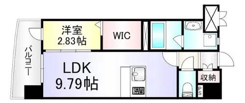 プレジデンスざ・さくら通り【13階】の間取り