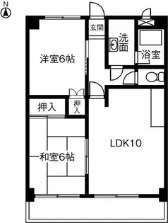 エクセル多加木【201号室】の間取り