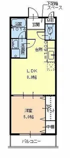 コリーヌ池上【105号室】の間取り