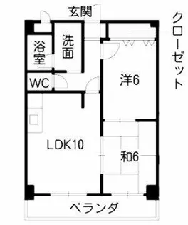 エクセル多加木【404号室】の間取り