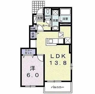 ポンドⅠ【1階】の間取り