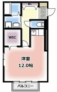 大阪府四條畷市岡山2丁目【アパート】の間取り