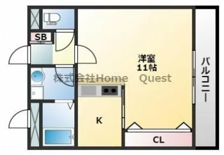 エストレノ【3階】の間取り