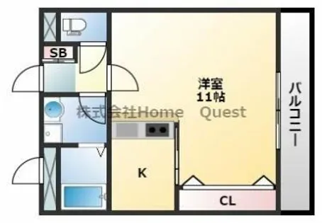 エストレノ【2階】の間取り