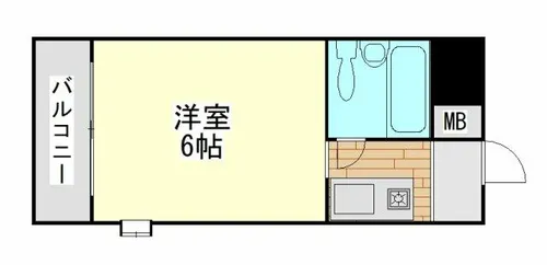 メゾン・ド・六甲パートⅠ【5階】の間取り