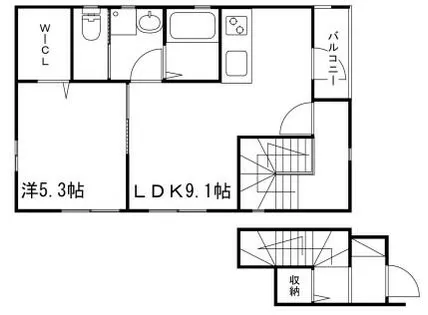 兵庫県姫路市広畑区蒲田3丁目【アパート】の間取り