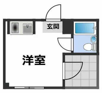 メゾン泉尾【4階】の間取り