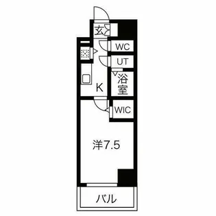 エスリード上前津LIVIA【3階】の間取り