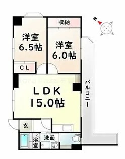 野並シャンテ【5階】の間取り