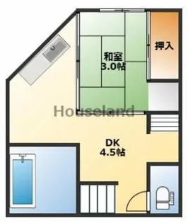 和歌山県和歌山市北新5丁目【一戸建】の間取り
