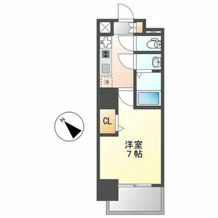 アステリ鶴舞エーナ【3階】の間取り