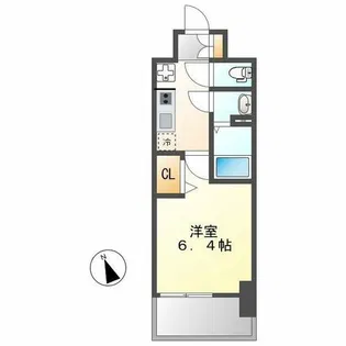アステリ鶴舞トゥリア【11階】の間取り