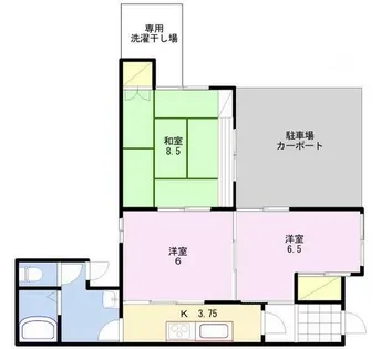 兵庫県姫路市西中島【一戸建】の間取り