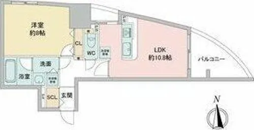 さくらHills富士見【9階】の間取り