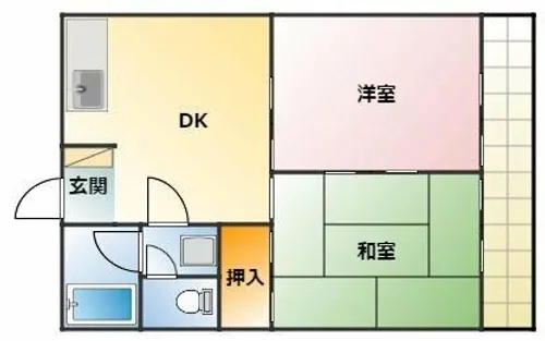 ユトリロ西松山【3階】の間取り