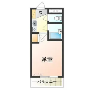 シャルマンフジ堺東弐番館【1階】の間取り