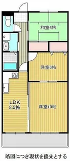 フェアリーマナ【3階】の間取り