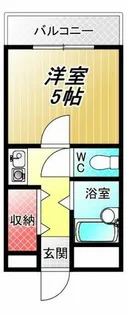 大宝小阪駅前ヴィラデステ【6階】の間取り