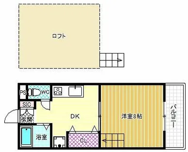 センチュリーハイツ【2階】の間取り