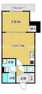 プロスパーコート住吉大社Ⅱ【2階】の間取り