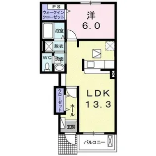 アクアビュー Ⅲ【1階】の間取り