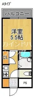 三研BLDインペリアル5号館【5階】の間取り