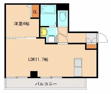 ヴォーヌンク博多駅東【7階】の間取り
