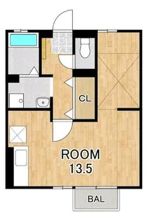 シャルマンコート【2階】の間取り
