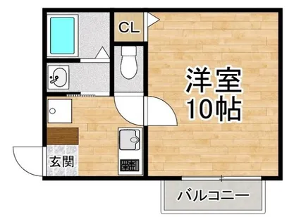 アークリード大津【4階】の間取り